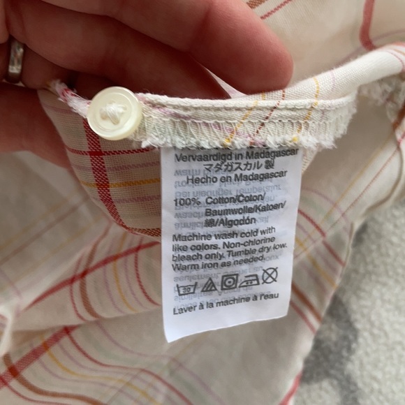 Madewell Central Popover Shirt in Fine Plaid - Picture 7 of 9